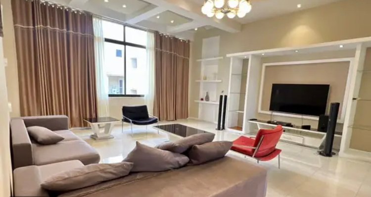 Fully furnished 3bedroom apartment for rent(oysyerbay)