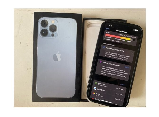 IPHONE 13 PRO MAX: GB256😎Clean==