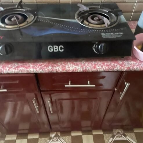 JIKO PLATES 2 KITCHEN KABINET NA MTUNGI WA GAS EMPTY