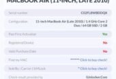 MACBOOK AIR 2010