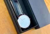 Hannah Martin (Rose Gold & Genuine black leather straps)
