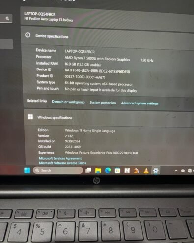 HP PAVILION AERO