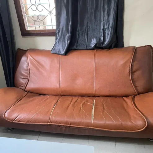 SOFA SET PURE LATHER