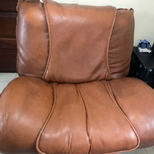 SOFA SET PURE LATHER
