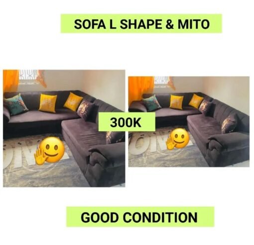 SOFA L SHAPE NA MITO YAKE🔥🔥🔥
