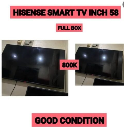 HISENSE SMART TV INCH 58 🔥🔥🔥