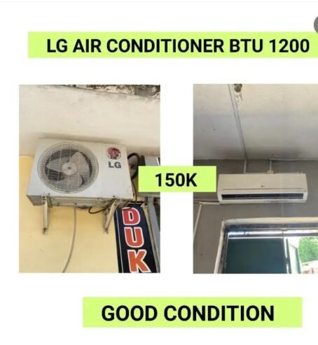 NEW IN STOCK‼️ POST CODE : CU0201 Bei/Price🏷️👉🏽TSH 150K AIR CONDITIONER BTU 1200 LG🔥 CONDITION: GOOD CONDITION ✅FIXED PRICE ✅DELIVERY AVAILABLE (NOT FREE) LOCATION : KIGAMBON MAWASILIANO: 0672118385